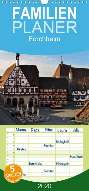 Forchheim – Familienplaner hoch (Wandkalender 2020 , 21 cm x 45 cm, hoch) von Dyban,  Pavlo