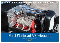 Ford Flathead V8 Motoren (Wandkalender 2024 DIN A4 quer), CALVENDO Monatskalender von Winkler (Miwi),  Brühl,  Michael