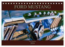 Ford Mustang – Die Legende (Tischkalender 2024 DIN A5 quer), CALVENDO Monatskalender von Schürholz,  Peter