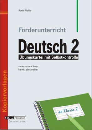 Förderunterricht Deutsch 2 von Pfeiffer,  Karin