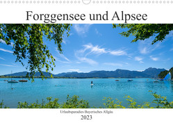 Forggensee und Alpsee – Urlaubsparadies Bayerisches Allgäu (Wandkalender 2023 DIN A3 quer) von Meutzner,  Dirk
