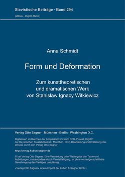 Form und Deformation von Schmidt,  Anna