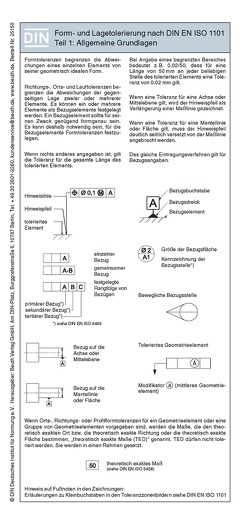 Form- und Lagetolerierung nach DIN EN ISO 1101 von Bertschat,  Harry