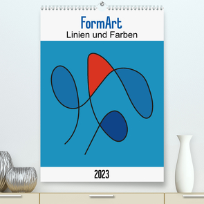 FormArt – Linien und Farben (Premium, hochwertiger DIN A2 Wandkalender 2023, Kunstdruck in Hochglanz) von Tessarolo,  Franco