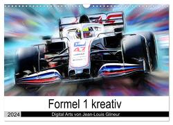 Formel 1 kreativ – Digital Art von Jean-Louis Glineur (Wandkalender 2024 DIN A3 quer), CALVENDO Monatskalender von Glineur,  Jean-Louis