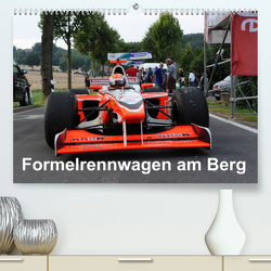 Formelrennwagen am Berg (Premium, hochwertiger DIN A2 Wandkalender 2023, Kunstdruck in Hochglanz) von von Sannowitz,  Andreas