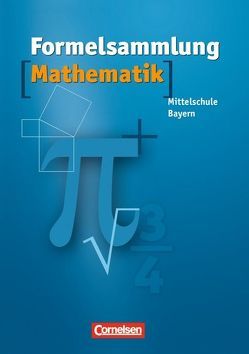 Formelsammlungen Sekundarstufe I – Bayern – Mittelschule von Fischer,  Reinhard, Friedl,  Max, Mueller,  Thomas, Schöller,  Ludwig, Weber,  Heidrun