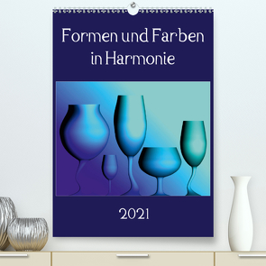 Formen und Farben in Harmonie (Premium, hochwertiger DIN A2 Wandkalender 2021, Kunstdruck in Hochglanz) von A Magri,  Maria