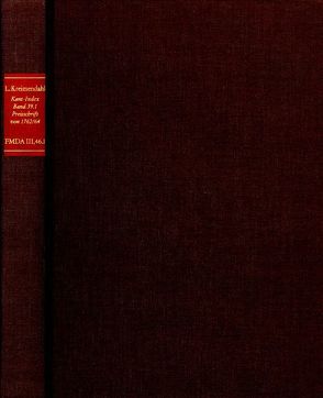 Forschungen und Materialien zur deutschen Aufklärung / Abteilung III: Indices. Kant-Index. Section 3: Index zum Corpus der vorkritischen Schriften. Band 39.1-2: Stellenindex und Konkordanz zur Preisschrift von 1762/64, zu den ›Negativen Größen‹ und zur Vorlesungsankündigung von 1765/66 von Delfosse,  Heinrich P, Kreimendahl,  Lothar, Oberhausen,  Michael