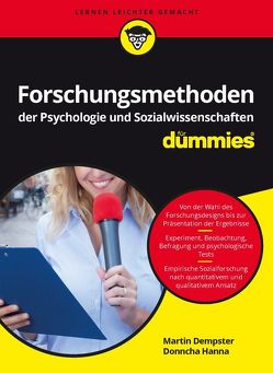 Forschungsmethoden der Psychologie und Sozialwissenschaften für Dummies von Dempster,  Martin, Hanna,  Donncha