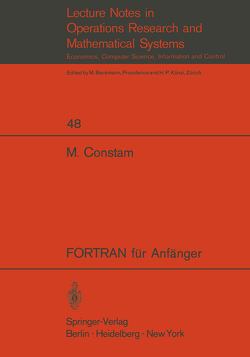 FORTRAN für Anfänger von Constam,  Martin
