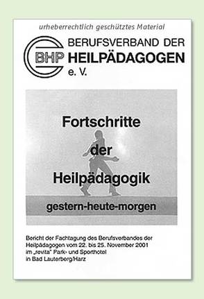 Fortschritte der Heilpädagogik