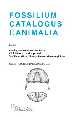 Fossilium Catalogus Animalia Pars 160 von Hahn,  Gerhard, Hahn,  Renate, Müller,  Peter