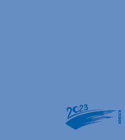 Foto-Malen-Basteln Bastelkalender blau 2023 von Korsch Verlag