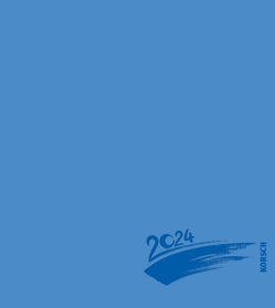 Foto-Malen-Basteln Bastelkalender blau 2024 von Korsch Verlag