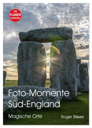 Foto-Momente Süd-England – Magische Orte (Wandkalender 2024 DIN A2 hoch), CALVENDO Monatskalender von Steen,  Roger