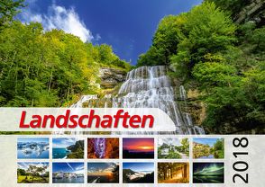 Foto-Wandkalender – Landschaften 2018 DIN A2 quer