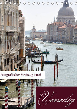 Fotografischer Streifzug durch Venedig (Tischkalender 2023 DIN A5 hoch) von Krüger,  Doris, Wichert,  Barbara