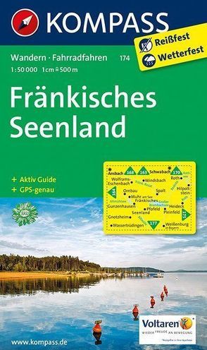 KOMPASS Wanderkarte Fränkisches Seenland von KOMPASS-Karten GmbH