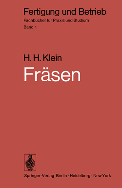 Fräsen von Klein,  H.H.
