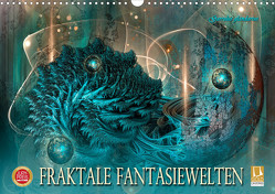 Fraktale Fantasiewelten (Wandkalender 2024 DIN A3 quer), CALVENDO Monatskalender von glandarius,  Garrulus