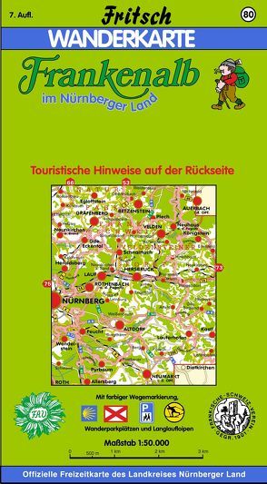 Frankenalb im Nürnberger Land von Fritsch Landkartenverlag