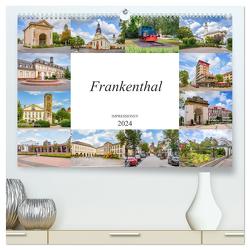 Frankenthal Impressionen (hochwertiger Premium Wandkalender 2024 DIN A2 quer), Kunstdruck in Hochglanz von Meutzner,  Dirk