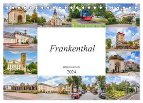 Frankenthal Impressionen (Tischkalender 2024 DIN A5 quer), CALVENDO Monatskalender von Meutzner,  Dirk