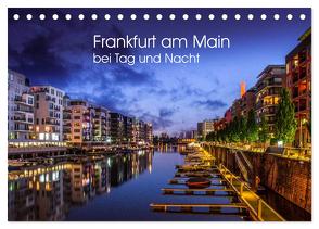 Frankfurt am Main bei Tag und Nacht (Tischkalender 2024 DIN A5 quer), CALVENDO Monatskalender von Augusto,  Carina