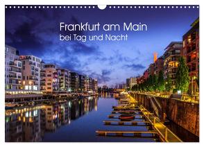 Frankfurt am Main bei Tag und Nacht (Wandkalender 2024 DIN A3 quer), CALVENDO Monatskalender von Augusto,  Carina