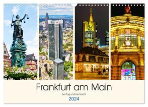 Frankfurt am Main – fotografische Impressionen bei Tag und bei Nacht (Wandkalender 2024 DIN A3 quer), CALVENDO Monatskalender von Müller,  Christian