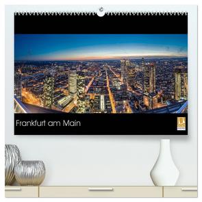 Frankfurt am Main (hochwertiger Premium Wandkalender 2024 DIN A2 quer), Kunstdruck in Hochglanz von Eberhardt,  Peter