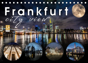 Frankfurt city view (Tischkalender 2022 DIN A5 quer) von Schöb,  Monika