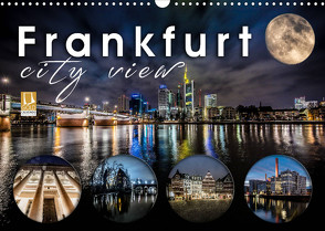 Frankfurt city view (Wandkalender 2023 DIN A3 quer) von Schöb,  Monika