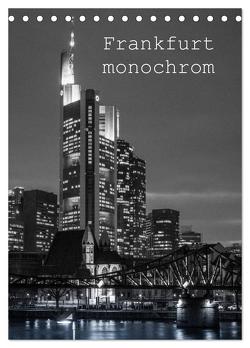 Frankfurt monochrom (Tischkalender 2024 DIN A5 hoch), CALVENDO Monatskalender von Stumpf,  Peter