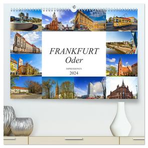 Frankfurt Oder Impressionen (hochwertiger Premium Wandkalender 2024 DIN A2 quer), Kunstdruck in Hochglanz von Meutzner,  Dirk