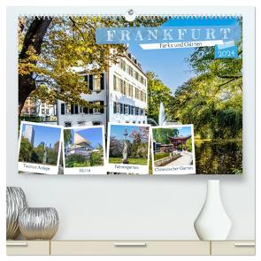 Frankfurt – Parks und Gärten (hochwertiger Premium Wandkalender 2024 DIN A2 quer), Kunstdruck in Hochglanz von Meyer,  Dieter