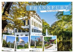 Frankfurt – Parks und Gärten (Wandkalender 2024 DIN A2 quer), CALVENDO Monatskalender von Meyer,  Dieter