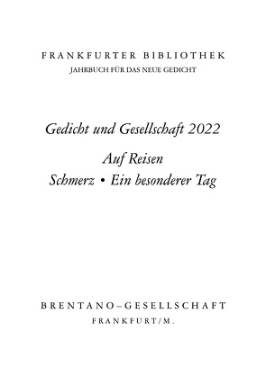 Frankfurter Bibliothek 2022 von Schmidt-Mâcon †,  Klaus-F.