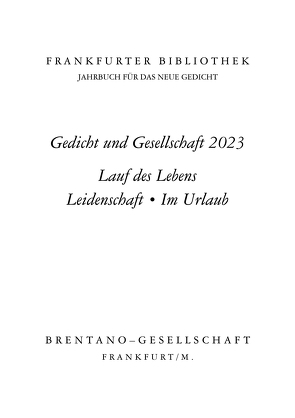 Frankfurter Bibliothek 2023 von Schmidt-Mâcon †,  Klaus-F.
