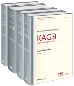 Frankfurter Kommentar zum Kapitalanlagerecht, 3 Bände von Helios,  Marcus, Jesch,  Thomas A., Klebeck,  Ulf, Mann,  Alexander, Moritz,  Joachim