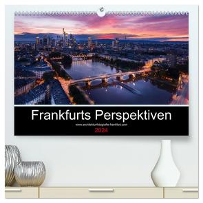 Frankfurts Perspektiven (hochwertiger Premium Wandkalender 2024 DIN A2 quer), Kunstdruck in Hochglanz von Zasada,  Patrick