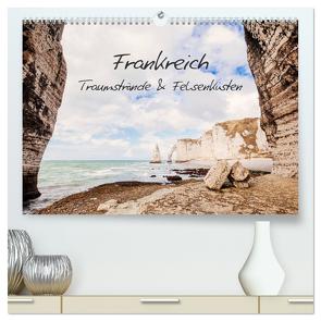 Frankreich – Traumstrände & Felsenküsten (hochwertiger Premium Wandkalender 2024 DIN A2 quer), Kunstdruck in Hochglanz von Winter,  Alexandra