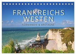 Frankreichs Westen – Normandie und Bretagne (Tischkalender 2024 DIN A5 quer), CALVENDO Monatskalender von Ratzer,  Reinhold