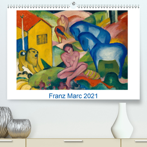 Franz Marc 2021 (Premium, hochwertiger DIN A2 Wandkalender 2021, Kunstdruck in Hochglanz) von - Bildagentur der Museen,  ARTOTHEK