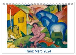 Franz Marc 2024 (Tischkalender 2024 DIN A5 quer), CALVENDO Monatskalender von - Bildagentur der Museen,  ARTOTHEK