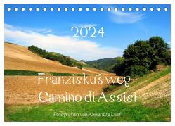 Franziskusweg – Camino di Assisi (Tischkalender 2024 DIN A5 quer), CALVENDO Monatskalender von Luef,  Alexandra