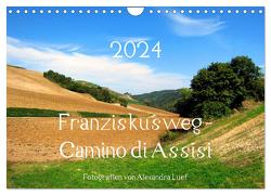 Franziskusweg – Camino di Assisi (Wandkalender 2024 DIN A4 quer), CALVENDO Monatskalender von Luef,  Alexandra