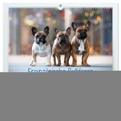 Französische Bulldogge – Clowns auf vier Pfoten (hochwertiger Premium Wandkalender 2024 DIN A2 quer), Kunstdruck in Hochglanz von Wobith Photography - FotosVonMaja,  Sabrina