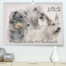 Französische Hirtenhunde 2023 (Premium, hochwertiger DIN A2 Wandkalender 2023, Kunstdruck in Hochglanz) von Redecker,  Andrea